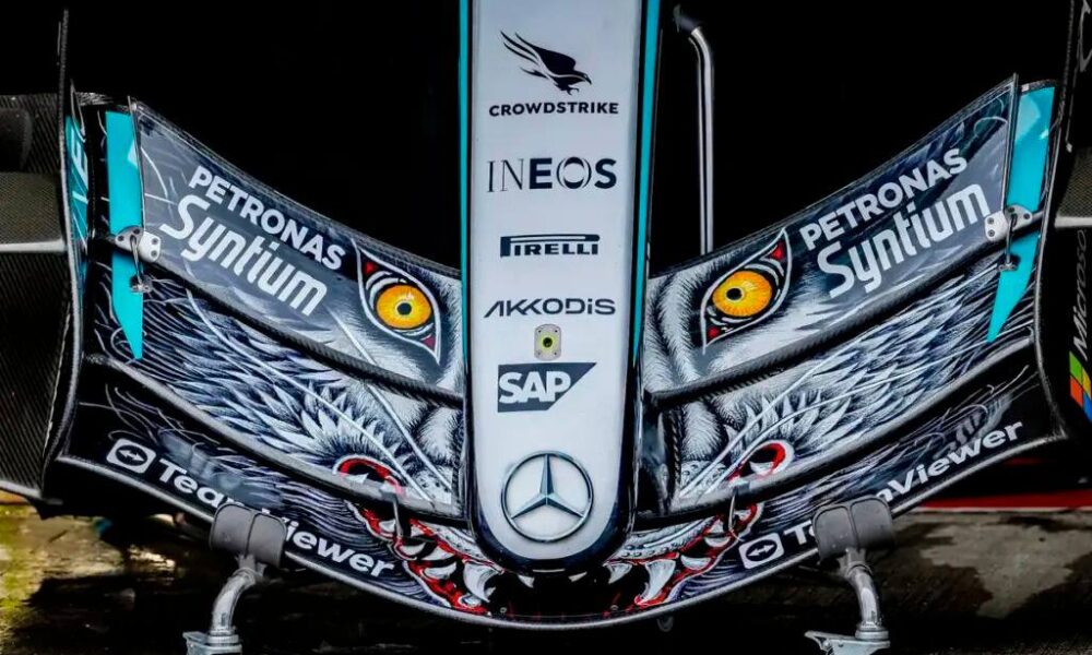Ferrari demands FIA investigation into Mercedes front wing